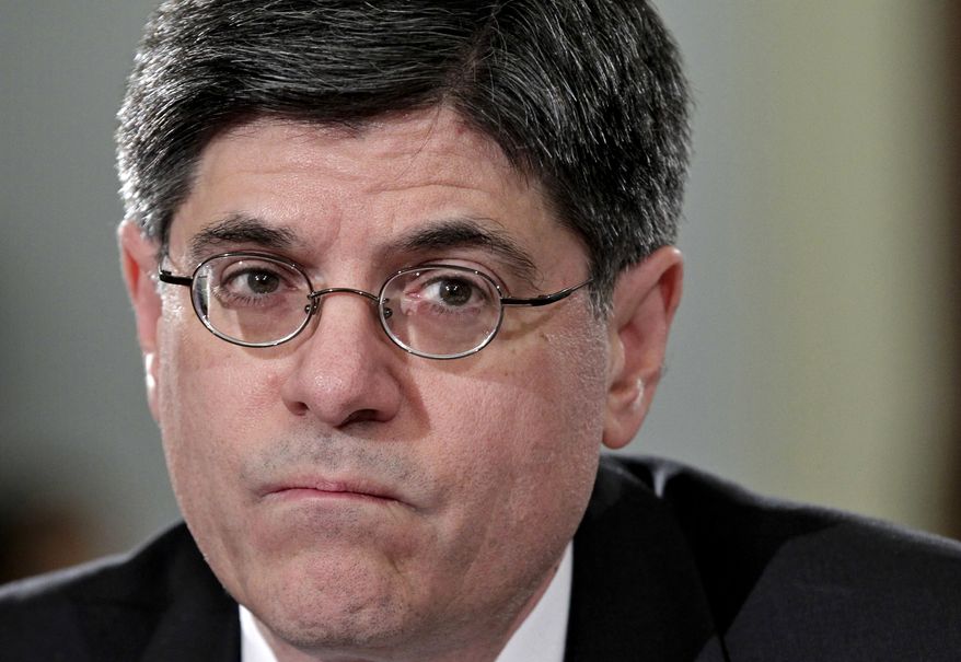 **FILE** White House Treasury Secretary Jack Lew (Associated Press)