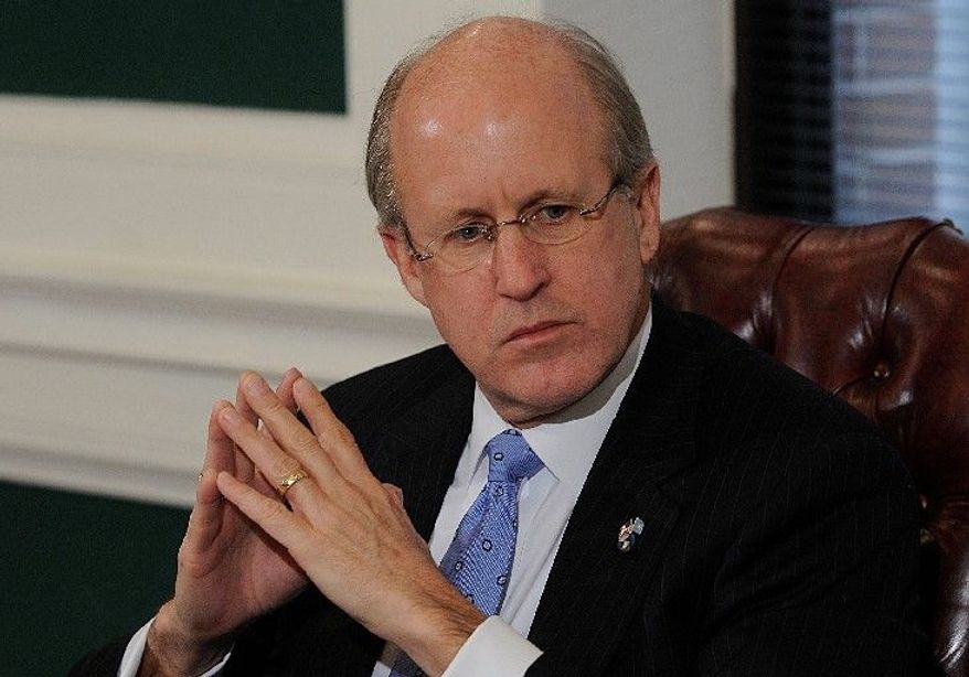 **FILE** David M. Walker, president and chief executive officer of the Peter G. Peterson Foundation (The Washington Times)