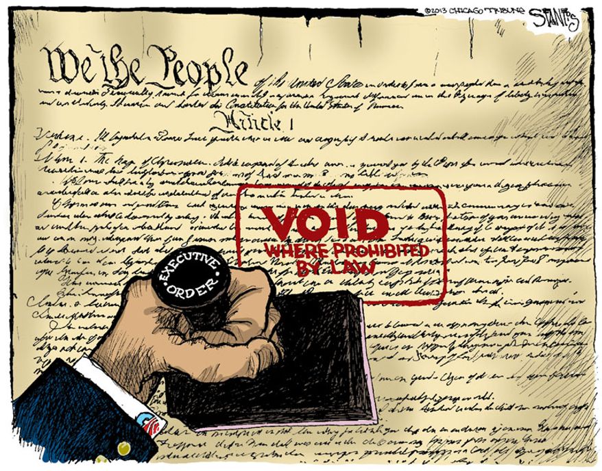VOID where prohibited by law (Illustration by Scott Stantis of the Chicago Tribune)
