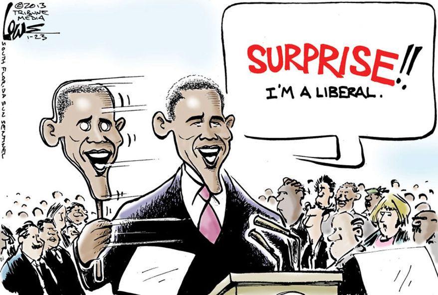 Political Cartoons - Presidential Inauguration - I'm a liberal. -  Washington Times