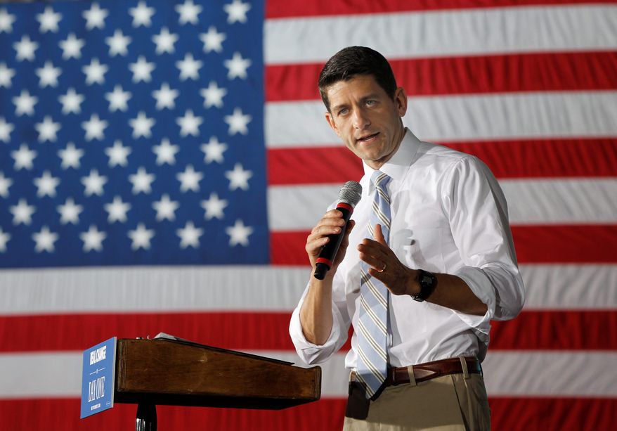 "In the president's first term, we argued against big government in theory. In his second, we will argue against it in practice," said Rep. Paul Ryan, Wisconsin Republican, signaling the GOP is turning its focus. (Associated Presss)