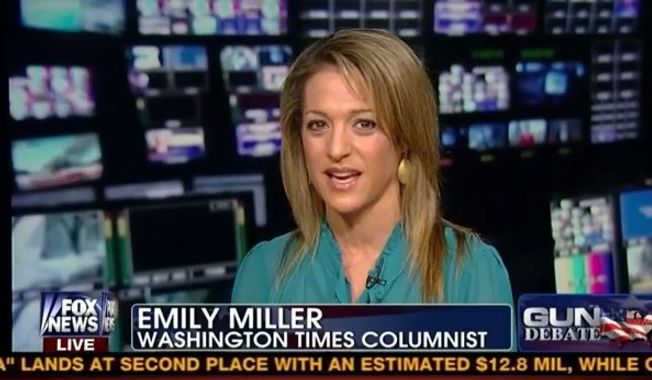 Emily Miller on Fox News' "Fox and Friends". January, 28, 2013.