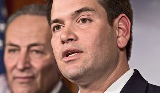 Sen. Marco Rubio isn’t playing it safe by backing a move to pass comprehensive immigration reform. (Associated Press)