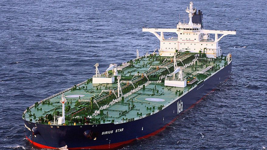 Supertankers, which transport half the world's oil, are increasingly destined toward Asian markets. The U.S. and other nations in the Western Hemisphere are becoming more self-reliant. (U.S. Navy Via Associated Press)