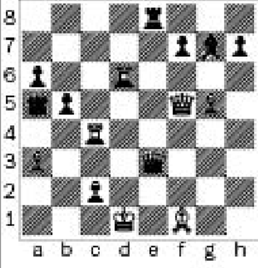 Shirov-Al-Sayed after 31...Ka5.