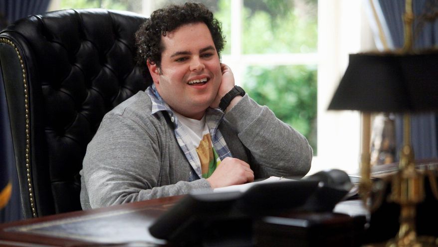 Silliness prevails at the White House in "1600 Penn" thanks to Josh Gad to a great extent. He plays the president's son. (NBC via Associated Press)