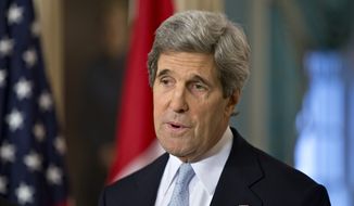 **FILE** Secretary of State John F. Kerry (Associated Press)