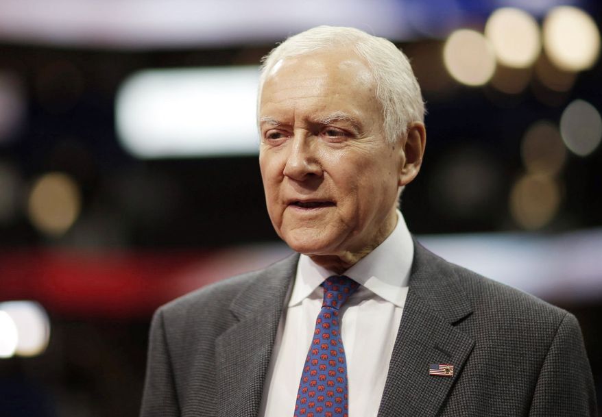 **FILE** Sen. Orrin G. Hatch, Utah Republican (Associated Press)