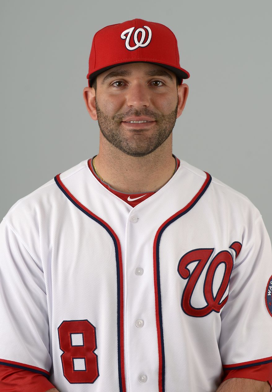This is a 2013 photo of Danny Espinosa of the Washington Nationals baseball team. This image reflects the Nationals active roster as of Feb. 20, 2013 when this image was taken.(AP Photo/Phelan M. Ebenhack)