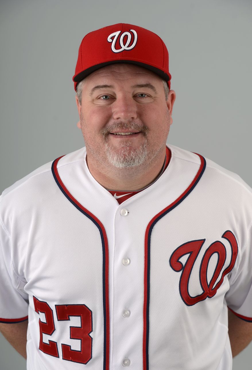 This is a 2013 photo of Matt Lecroy of the Washington Nationals baseball team. This image reflects the Nationals active roster as of Feb. 20, 2013 when this image was taken.(AP Photo/Phelan M. Ebenhack)
