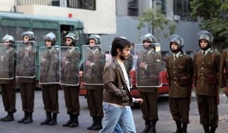 Gael Garcia Bernal’s character in “No” runs an advertising campaign against the authoritarian rule in Chile of Gen. Augusto Pinochet. (Rex Features via AP Images)