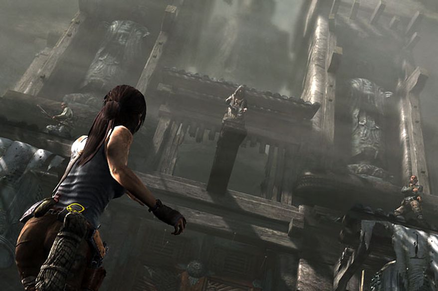 Lara Croft explores many an ancient temple in the video game Tomb Raider.