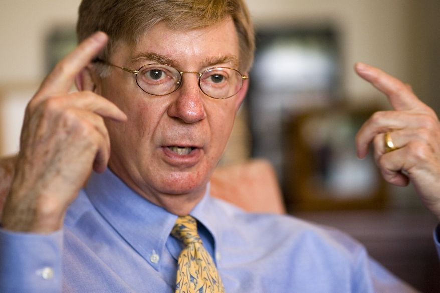 Columnist George Will, who quit the Republican Party when Mr. Trump won the presidential nomination, went so far as to urge conservatives to vote Democrat in this year&#x27;s midterm elections to gut the party, which he said had become Mr. Trump&#x27;s &quot;plaything.&quot; (Associated Press/File)