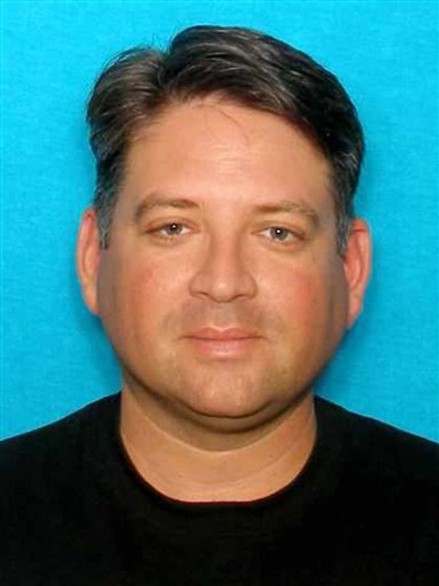 This undated image provided by the Whitefish, Mont., Police Department shows TV personality Gregory Rodriguez, who was shot and killed by Wayne Bengston, while Mr. Rodriguez was visiting Mr. Bengston's wife. Mr. Bengston later committed suicide. (AP Photo/Whitefish Police Department)
