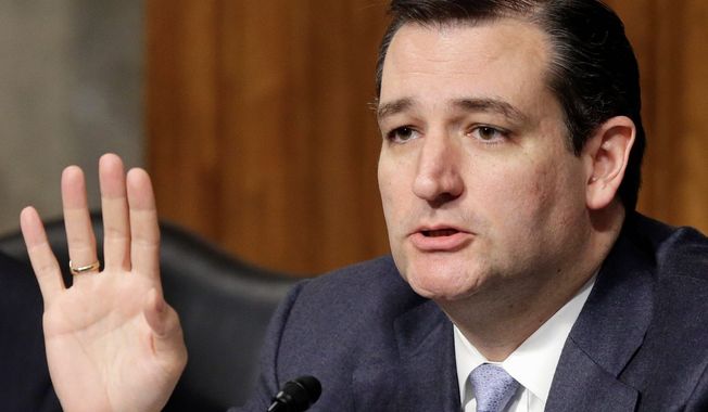 ** FILE ** Sen. Ted Cruz, Texas Republican. (Associated Press)