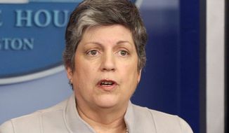Homeland Security Secretary Janet A. Napolitano has not answered requests for details on who gave final approval to release illegal immigrants from jails. (Associated Press)
