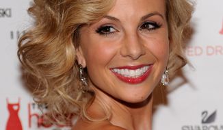 **FILE** Television personality Elisabeth Hasselbeck arrives at The Heart Truth&#x27;s Red Dress Collection 2010 fashion show in New York on Feb. 11, 2010. (Associated Press)