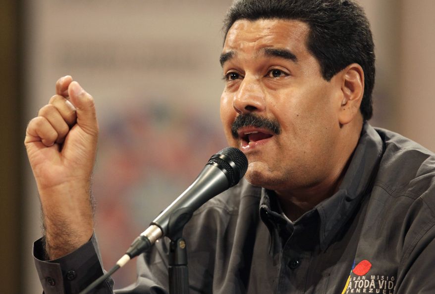 ** FILE ** Venezuelan President Nicolas Maduro (Associated Press)