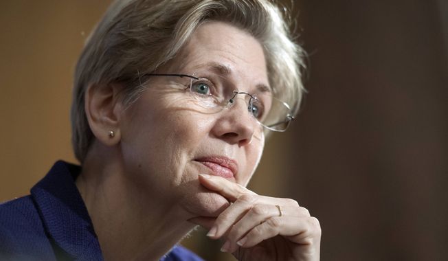** FILE ** Sen. Elizabeth Warren, D-Mass., on Capitol Hill in Washington, Thursday, March 7, 2013. (AP Photo/Cliff Owen)