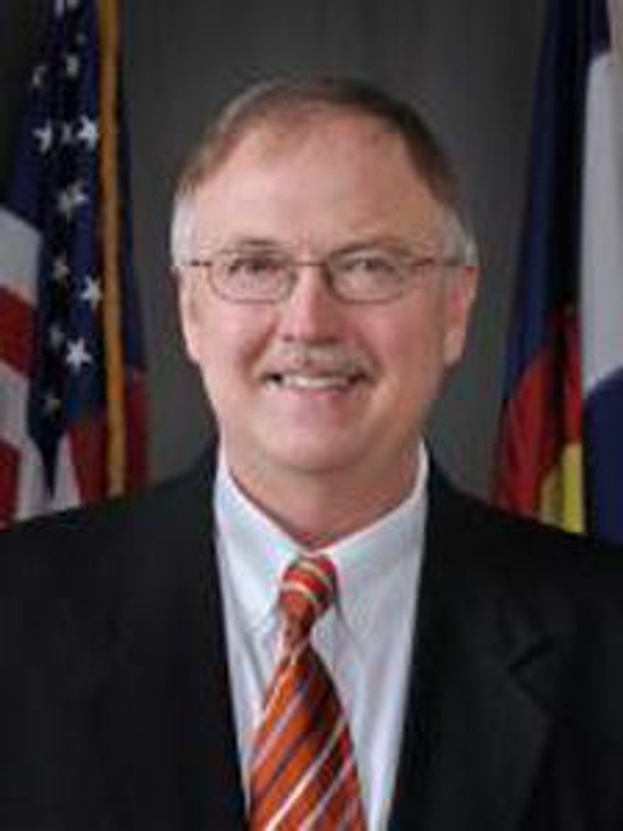 This undated image provided by the Colorado Department of Corrections shows its director Tom Clements. Sheriff's Lt. Jeff Kramer says Clements was shot to death around 8:30 p.m. Tuesday night March 19, 2013, when he answered his front door in Monument, north of Colorado Springs. Police are searching for the shooter. (AP Photo/Colorado Department of Corrections)