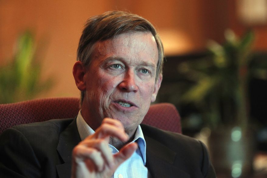**FILE** Colorado Gov. John Hickenlooper (Associated Press)