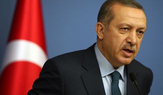 ** FILE ** Turkish Prime Minister Recep Tayyip Erdogan. (AP Photo/Burhan Ozbilici)

