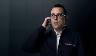 This Verizon Wireless ad used the company&#39;s well-known slogan, &quot;Can you hear me now?&quot;