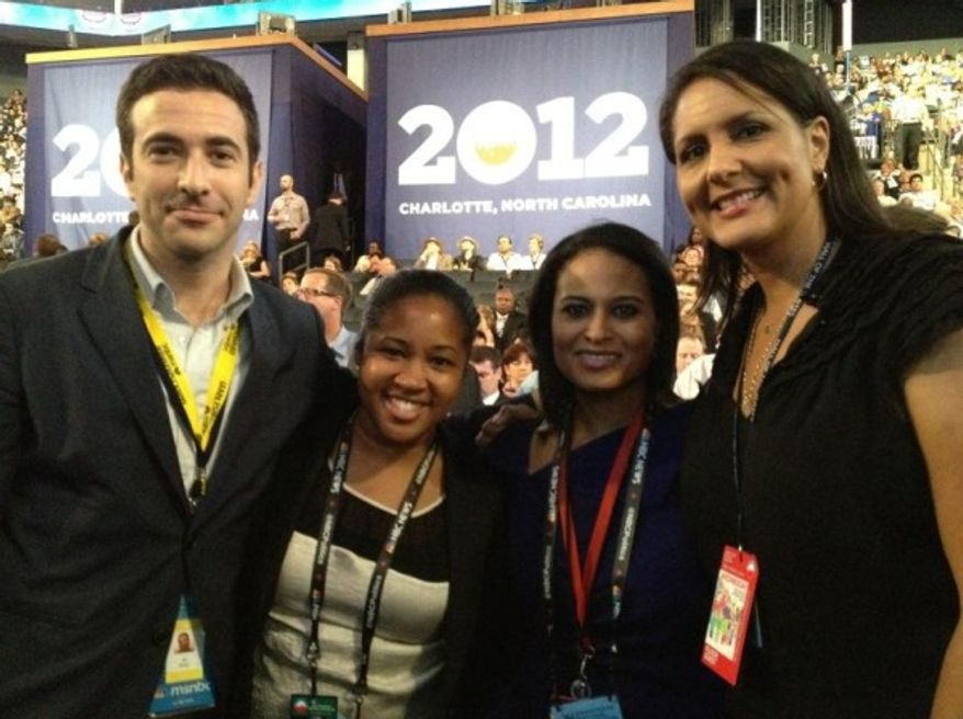Former DNC spokesperson Karen Finney attends the 2012 Democratic National Convention in Charlotte, N.C. (Twitter, Karren Finney)