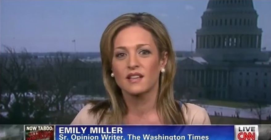 Emily Miller on CNN. April 3, 2013.