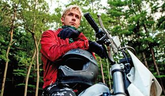 Ryan Gosling reunites with &quot;Blue Valentine&quot; director Derek Cianfrance for &quot;The Place Beyond the Pines,&quot; a powerful portrait of forgiveness and redemption. (Focus Features via Associated Press)
