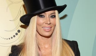 Former adult film star Jenna Jameson arrives at Perez Hilton&#39;s 34th Birthday and Mad Hatter&#39;s Ball on March 24, 2012, at Siren Studios in Los Angeles. (Associated Press/Donald Trail for Perez Hilton) ** FILE **
