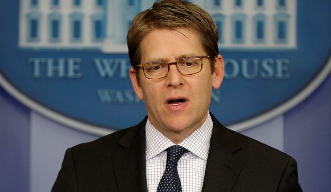 White House press secretary Jay Carney says the GOP favors &quot;reduced economic growth, reduced job creation&quot; over wealthy jet owners. (Associated Press)