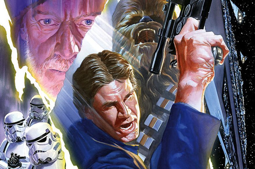 Alex Ross cover art shines in the sequential art series Star Wars from Dark Horse Comics.