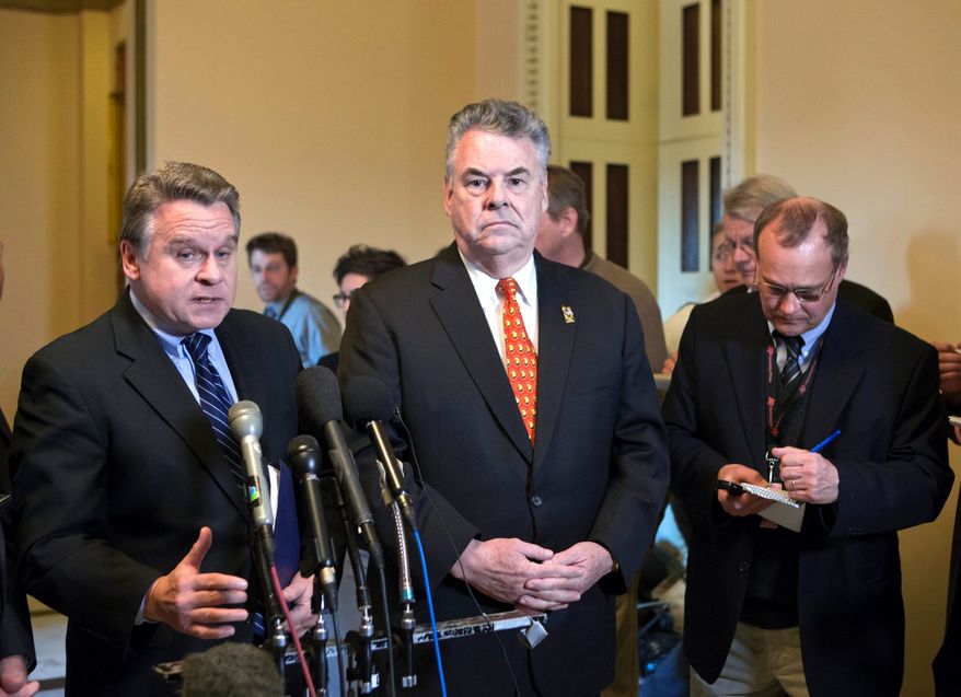 "Why the blackout?" asked Rep. Christopher H. Smith, New Jersey Republican. "Will America ever be told of the brutality of abortion?" (Associated Press)
