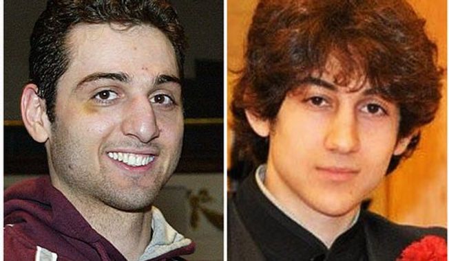 Tamerlan Tsarnaev (left) and his brother, Dzhokhar Tsarnaev