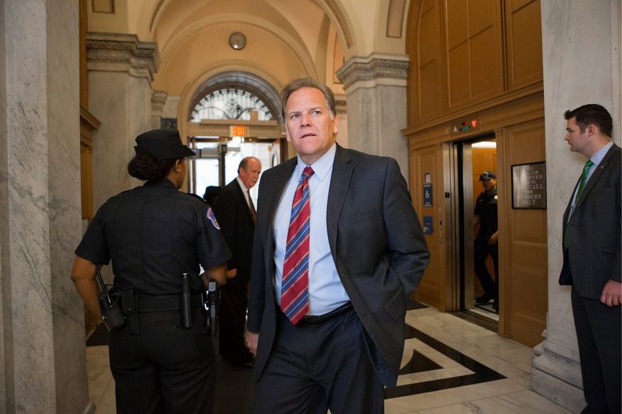 "The president has laid down the line, and it can't be a dotted line. It can't be anything other than a red line," said House Intelligence committee Chairman Mike Rogers. (Associated Press)