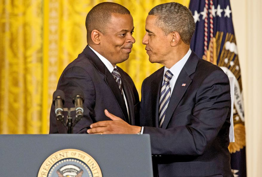 President Obama introduces Anthony Foxx as his nominee to be transportation secretary. Some see Mr. Foxx, mayor of Charlotte, N.C., as a rising star in the Democratic Party. (Associated Press)