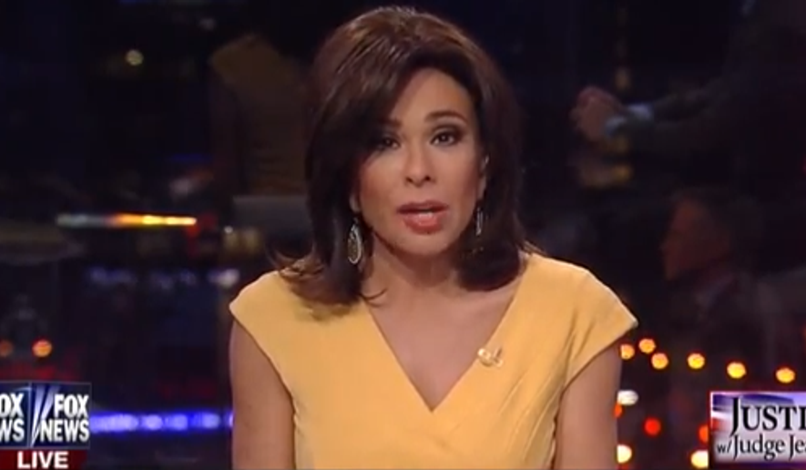 Judge Jeanine Pirro (Screenshot of Fox News)