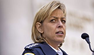 &quot;I&#x27;ve seen weekends when we&#x27;ve had as many as 40 officers held out of service on hospital details guarding prisoners,&quot; Chief Cathy L. Lanier said Monday at a D.C. Council hearing. (The Washington Times)