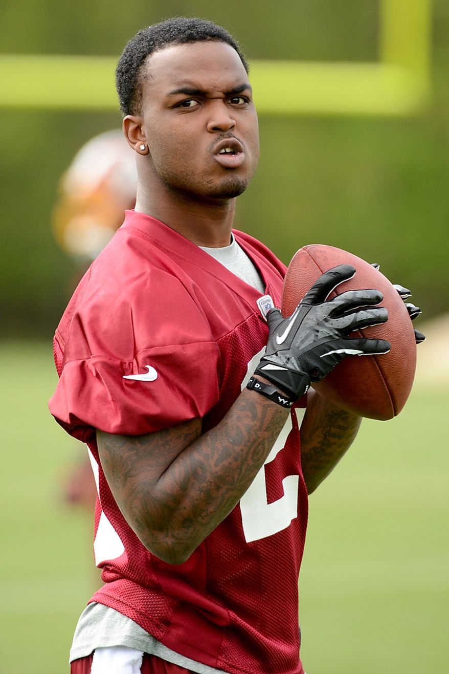 Washington Redskins safety Bacarri Rambo (29) at the team's rookie minicamp at Redskins Park in Ashburn, Va., on Sunday, May 5, 2013. (Andrew Harnik/The Washington Times)