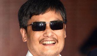 Chinese authorities are believed to be inflicting &quot;harassment and abuse&quot; on family members to Chen Guangcheng, a blind Chinese activist living in the United States. (Associated Press)