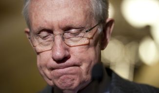 ** FILE ** Senate Majority Leader Harry Reid, Nevada Democrat, attends a news conference on Capitol Hill in Washington on May 14, 2013. (Associated Press)