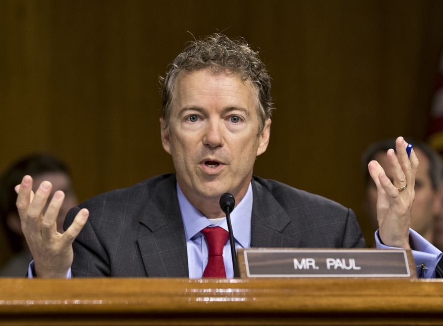 **FILE** Sen. Rand Paul, Kentucky Republican (Associated Press)
