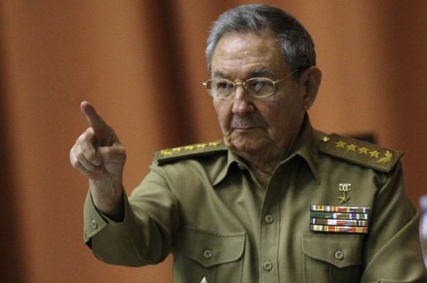 ** FILE ** Cuban President Raul Castro (Associated Press)