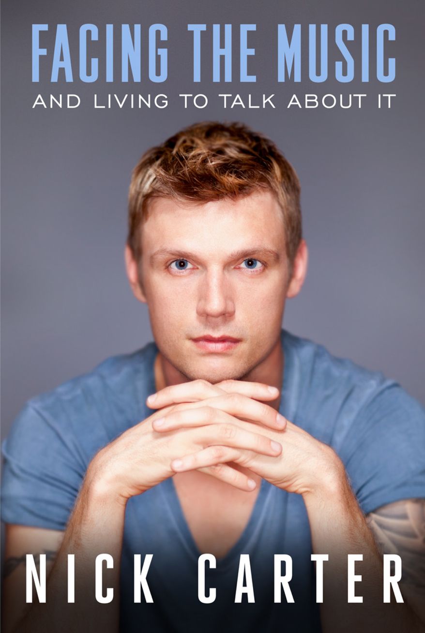 Backstreet Boys singer-songwriter Nick Carter has written the memoir "Facing the Music and Living to Talk About It." (AP Photo/Bird Street Books)