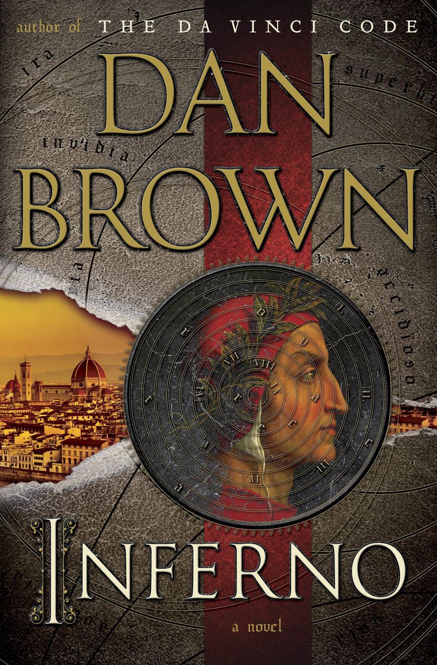 This book cover image released by Doubleday shows "Inferno," by Dan Brown. (AP Photo/Doubleday)