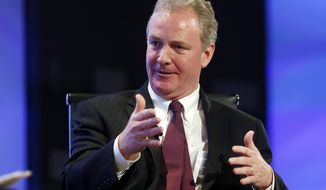 **FILE** Rep. Chris Van Hollen, Maryland Democrat and ranking member on the House Budget Committee, speaks about the budget at the 2013 Fiscal Summit in Washington on May 7, 2013. (Associated Press)