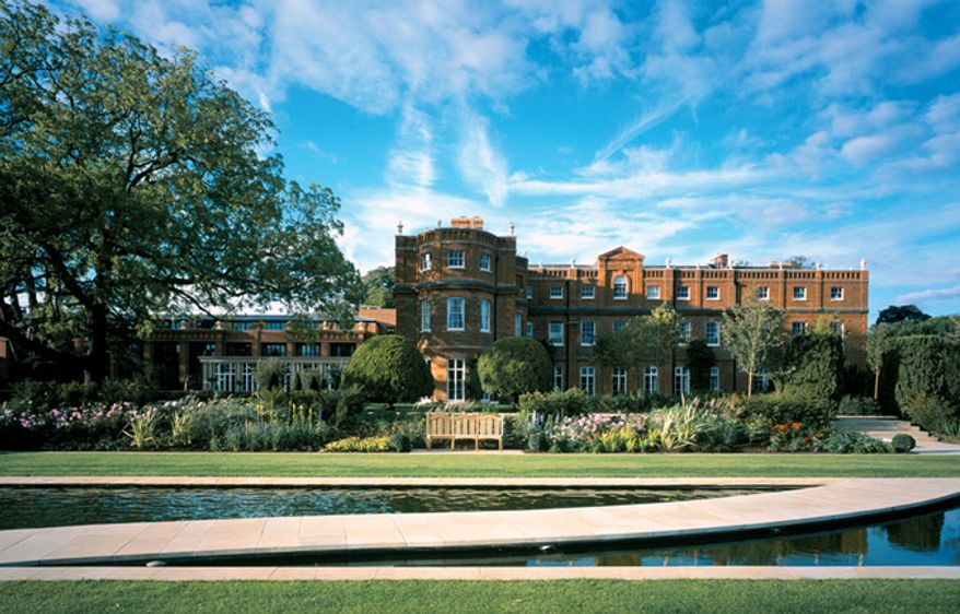 The swank Grove Hotel, site of the 2013 Bilderberg Conference, some 20 miles northeast of London. (image from the Grove Hotel)