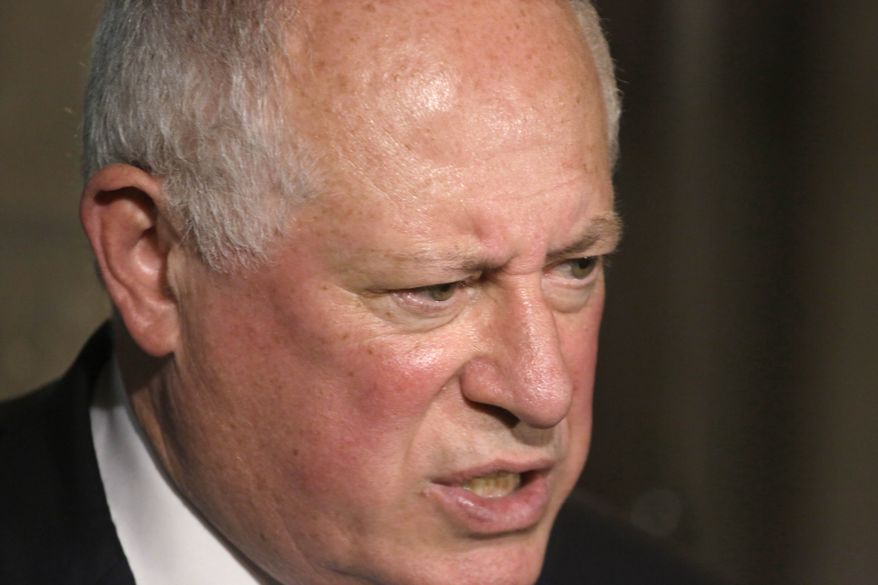 **FILE** Illinois Gov. Pat Quinn speaks at a news conference in Chicago on June 4, 2013. (Associated Press)