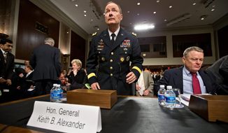 Gen. Keith B. Alexander, director of the National Security Agency and head of the U.S. Cyber Command, said on Wednesday he would discuss specific foiled terrorist plots in more detail Thursday during a closed congressional hearing on the NSA leak. (Associated Press)